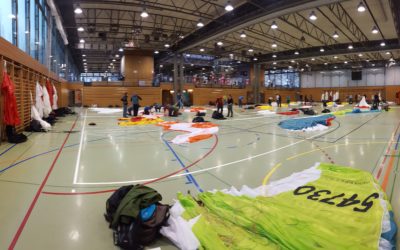 DGCB Events im Februar: Theorieabend und Notschirmfalten